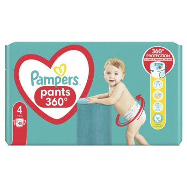 Підгузки Pampers трусики Pampers Pants Розмір 4 9-15 кг 48 шт унісекс 00000001224 фото