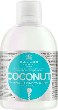 Шампунь Kallos Cosmetics Coconut 1000 мл для зміцнення волосся з кокосовою олією 00000000777 фото