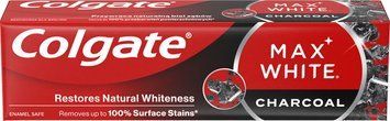 Зубна паста Colgate Max White Charcoal Optic White 75 мл для відбілювання зубів 00000002129 фото