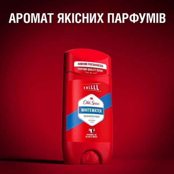 Дезодорант твердий Old Spice Whitewater 85 мл для чоловіків без плям і запаху 00000001990 фото