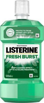Ополіскувач для порожнини рота Listerine Сплеск свіжості 500 мл для свіжого дихання 00000002275 фото
