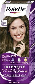 Фарба для волосся Palette 5-1 Холодний світло-каштановий 110 мл 00000000527 фото