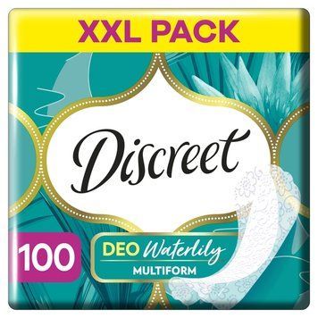 Щоденні прокладки Discreet Deo Water Lily 100 шт з ароматом водяної лілії 00000002485 фото