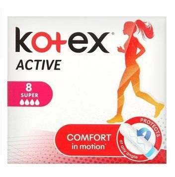 Гігієнічні тампони Kotex Super Active 8 шт для максимального комфорту та захисту 00000002527 фото
