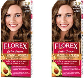 Фарба для волосся Florex Super 2.9 Темно-Русявий для яскравого кольору волосся 00000000465 фото