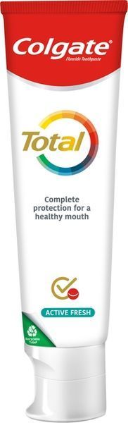 Зубна паста Colgate Total Active Fresh 125 мл для антибактеріального захисту зубів 00000002135 фото