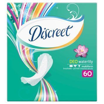 Щоденні прокладки Discreet Deo Water Lily 60 шт з ароматом водяної лілії 00000002489 фото