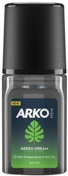 Антиперспірант Arko Men Green Dream 50мл для чоловіків, 48 годин захисту від запаху 00000001910 фото