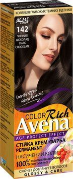 Крем-фарба Acme Avena Rich Color № 142 Чорний шоколад для насиченого кольору 00000000363 фото