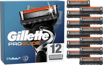 Змінні касети Gillette Fusion ProGlide 12 шт. для чоловіків з 5 лезами 00000003277 фото