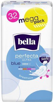 Гігієнічні прокладки Bella Perfecta Ultra Blue 32 шт для комфортного використання 00000002380 фото