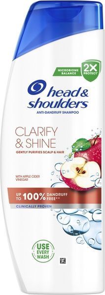 Шампунь проти лупи Head & Shoulders Clarify & Shine 400 мл для всіх типів волосся 00000000936 фото