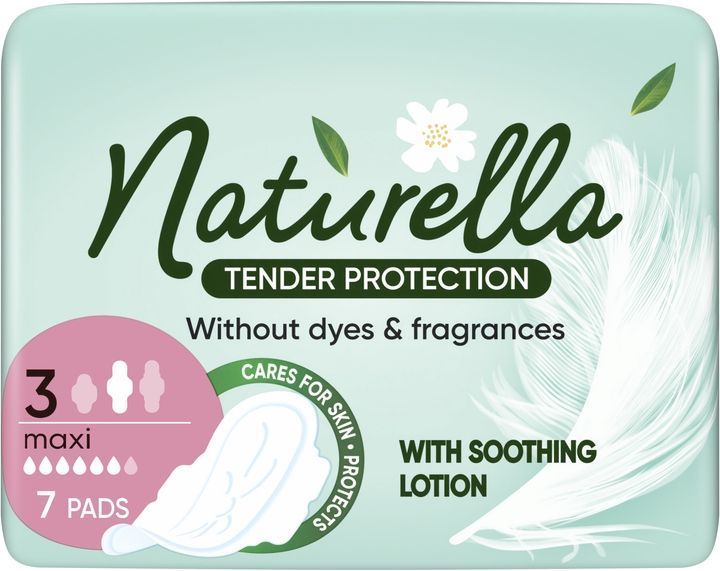 Гігієнічні прокладки Naturella Ніжний Захист Maxi Розмір 3 7 шт 00000002439 фото