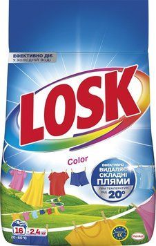 Пральний порошок Losk Color Автомат 2.4 кг для 16 циклів прання 00000004232 фото