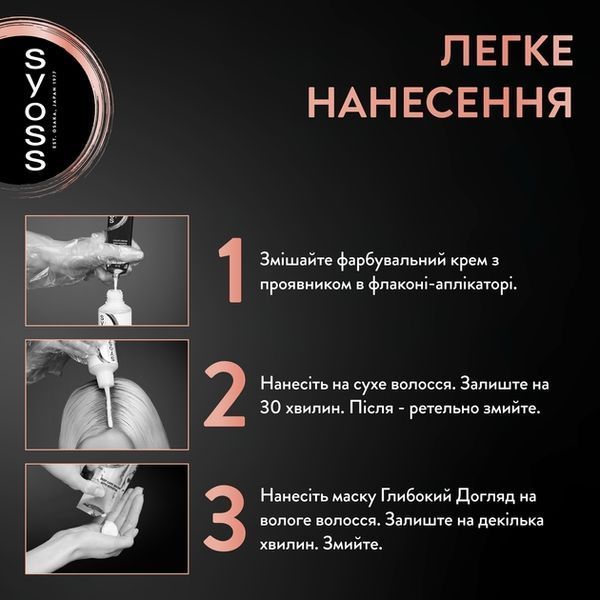 Фарба для волосся SYOSS 6-8 Темно-русявий 115 мл для яскравого кольору та блиску 00000000574 фото