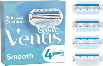 Змінні касети Gillette Venus Smooth 4 шт для жінок з Німеччини 00000003285 фото
