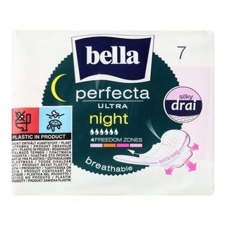Гігієнічні прокладки Bella Perfecta Ultra Night 7 шт для критичних днів 6 крапель 00000002384 фото