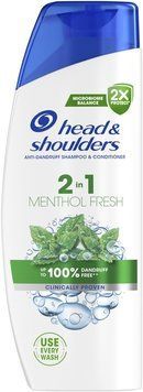 Шампунь Head & Shoulders 2 в 1 Проти лупи Свіжість ментолу 330 мл для всіх типів волосся 00000000739 фото