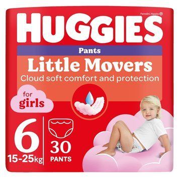 Підгузки Huggies Pants 6 для дівчаток 15-25 кг 30 шт одноразові трусики 00000001219 фото