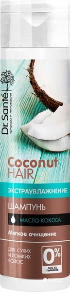 Шампунь Dr.Sante Coconut для ламкого волосся 250 мл з глибоким очищенням 00000000690 фото