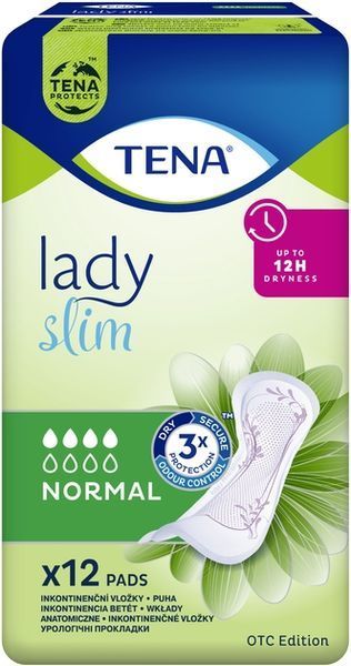 Урологічні прокладки Tena Lady Slim Normal 12 шт для жінок з поглинанням 3 краплі 00000003644 фото