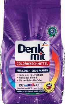 Пральний порошок Denkmit Color 1.35 кг для кольорової білизни 20 циклів прання 00000004208 фото