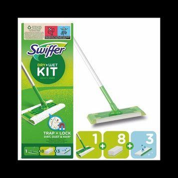 Швабра для прибирання Swiffer kit зі змінними серветками 00000004894 фото