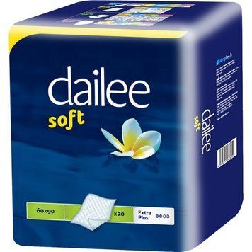 Пелюшки одноразові Dailee Soft 90х60 см 20 шт для зручності та комфорту 00000001153 фото