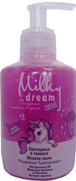 Дитяче рідке мило Milky Dream Чарівна Єдиноріжка 270 мл світиться в темряві 00000001051 фото