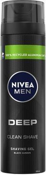 Гель для гоління NIVEA Men Ultra з активованим вугіллям 200 мл для всіх типів шкіри 00000003324 фото