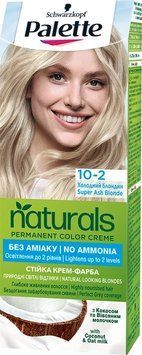 Фарба для волосся Palette Naturals 10-2 Холодний блондин 110 мл для ідеального кольору 00000000540 фото