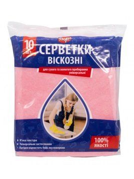 Серветки віскозні Profit універсальні 10 шт для домашнього використання 00000001552 фото