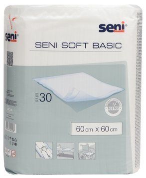 Пелюшки для немовлят Seni Soft Basic 60х60 см 30 шт - м'якість та комфорт для малюка 00000001151 фото