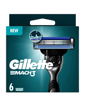 Змінні касети для гоління Gillette Mach3 6 шт з нержавіючими лезами для чоловіків 00000003291 фото