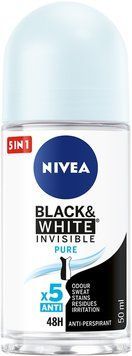 Антиперспірант NIVEA Чорне та біле Невидимий Pure кульковий 50 мл для жінок 00000001791 фото