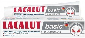Зубна паста Lacalut Basic Вибілювання 75 мл для дорослих з Німеччини 00000002156 фото