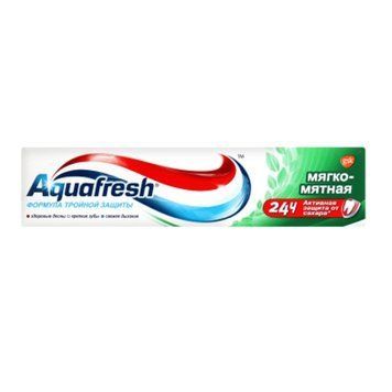 Зубна паста Aquafresh М'яко-м'ятна 50 мл - дбайливий захист і свіже дихання 00000002106 фото