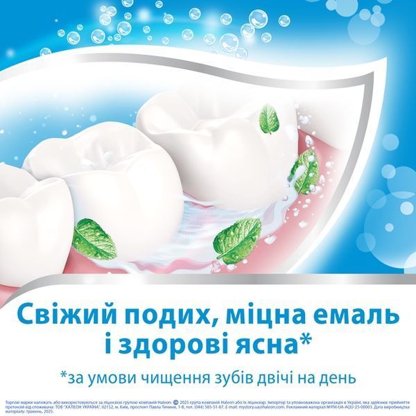Зубна паста Aquafresh Освіжаюче М'ятна 50 мл для свіжого подиху та здорових зубів 00000002108 фото