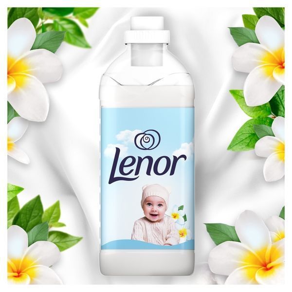 Кондиціонер для білизни Lenor Для чутливої шкіри 850 мл безфосфатний, 64 цикли 00000004070 фото