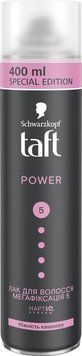 Лак для волосся Taft Power Ніжність кашеміру Мегафіксація 400 мл для всіх типів волосся 00000000236 фото