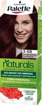 Фарба для волосся Palette Naturals 3-68 Шоколадно-каштановий 110 мл 00000000546 фото