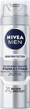 Піна для гоління NIVEA MEN Срібний захист з іонами срібла 200 мл для всіх типів шкіри 00000003359 фото