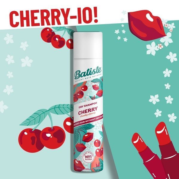 Сухий шампунь BATISTE Cherry 200 мл для всіх типів волосся 00000000605 фото