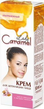 Крем Caramel для депіляції обличчя 50 мл для всіх типів шкіри від Lady Caramel 00000003367 фото