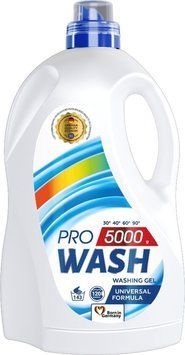 Гель для прання Pro Wash Універсальний 5 кг для всіх типів білизни безфосфатний 00000003826 фото