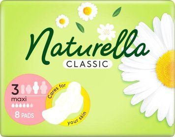 Гігієнічні прокладки Naturella Classic Maxi 8 шт з ароматом та м'якою поверхнею 00000002419 фото