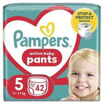 Підгузки Pampers трусики Pants Розмір 5 для дітей 12-17 кг 42 шт. 00000001228 фото