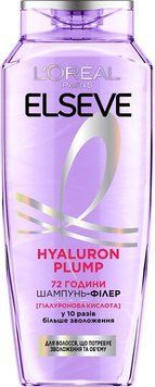 Шампунь-філер L`Oreal Paris Elseve Hyaluron Plump 250 мл для зволоження та об'єму волосся 00000000957 фото