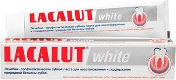 Зубна паста Lacalut White 75 мл для білосніжної усмішки та здорових зубів 00000002167 фото