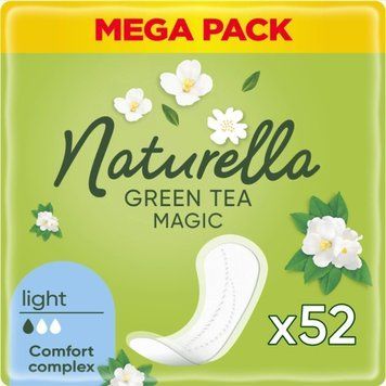 Щоденні прокладки Naturella Green Tea Magic Normal 52 шт з ароматом зеленого чаю 00000002522 фото